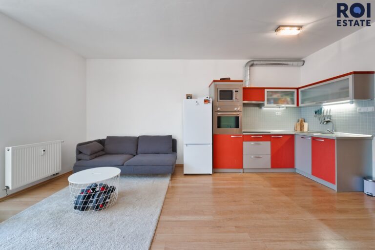 Prodej bytu 1+kk, 40 m² + terasa 8 m² – Brno – Slatina
